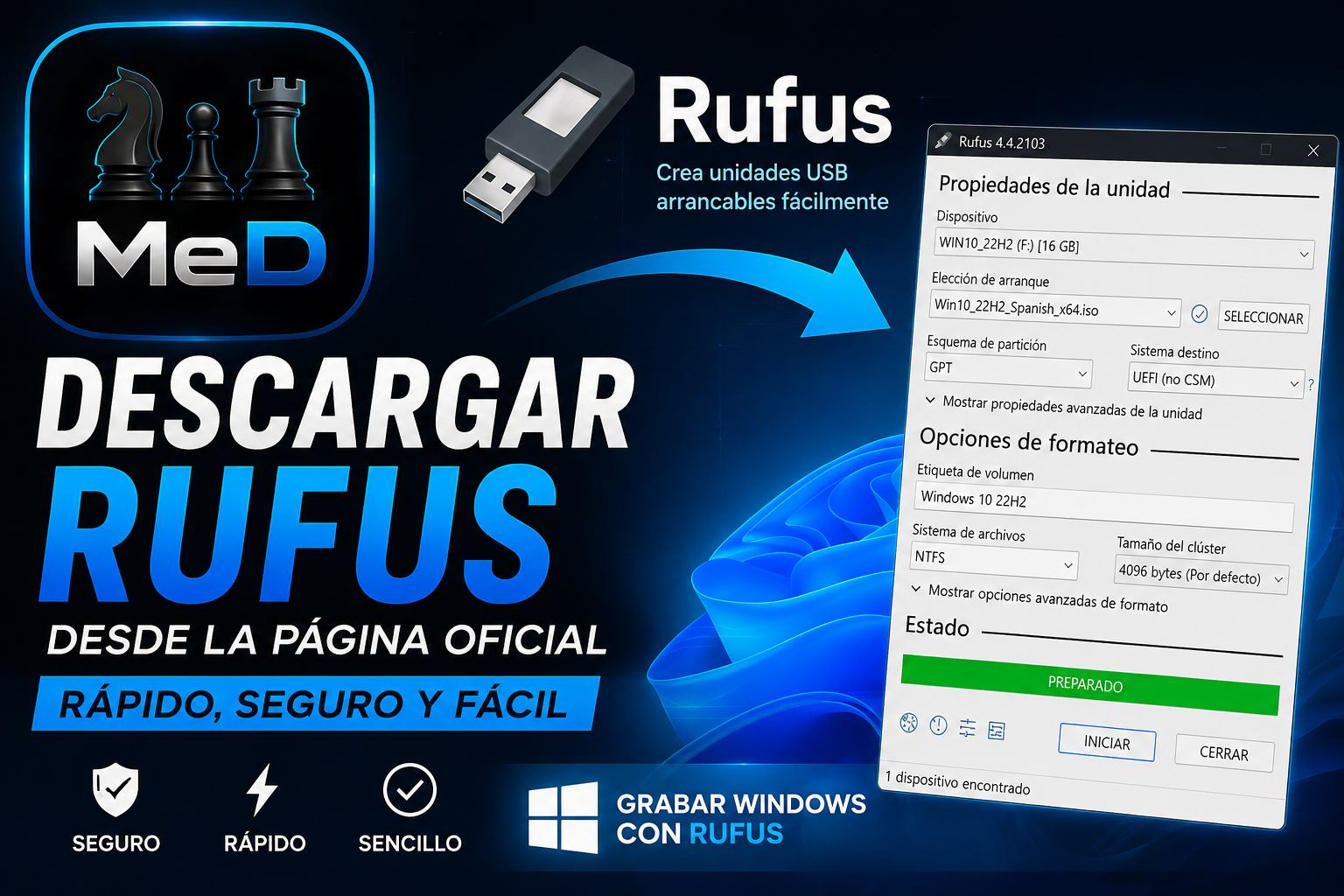 Cómo usar Rufus para instalar Windows 11 en cualquier PC (Saltar TPM y Cuenta Microsoft)